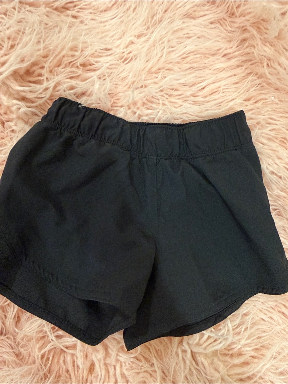 Old Navy Black Girls' Elastic-Waist Athletic Shorts